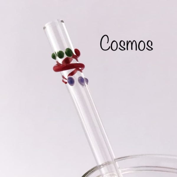 Cosmos Glass Drinking Straw