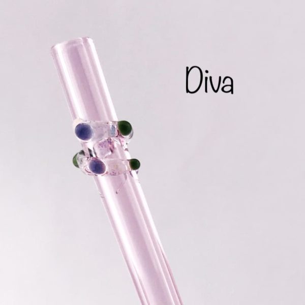 Diva Glass Drinking Straw