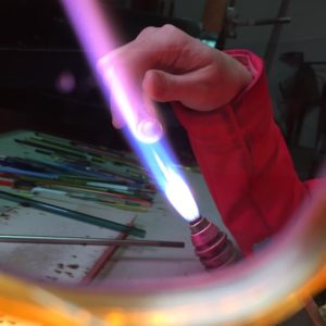 Polarized Torch Work - Glass Straw