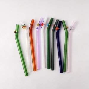 Custom Designed Glass Straws