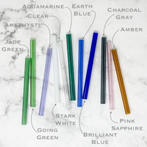 Strawesome Glass Straw Colors